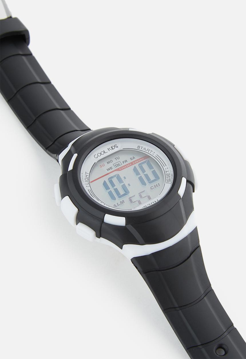Cool Kids - Digital mid-size 30m watch - black