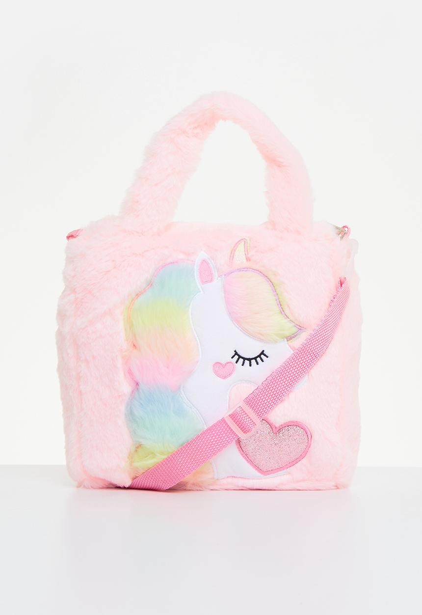 Pop Candy - Unicorn fluffy bag - pink