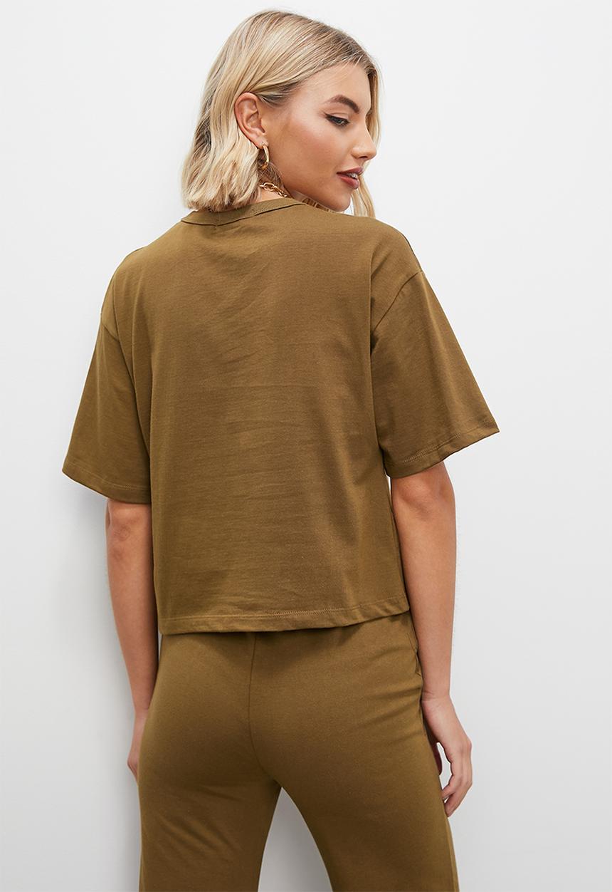 Superbalist - Boxy top - tobacco