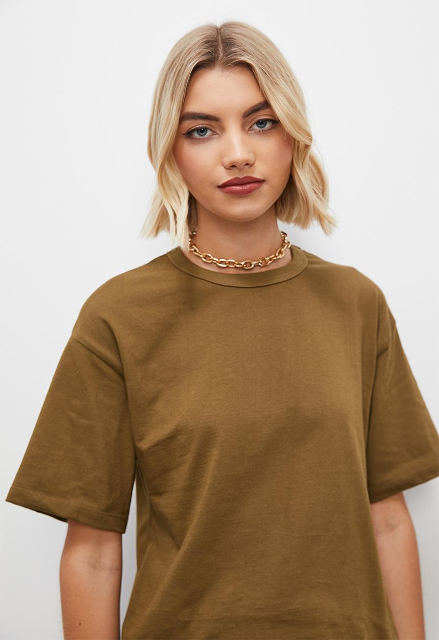 Superbalist - Boxy top - tobacco