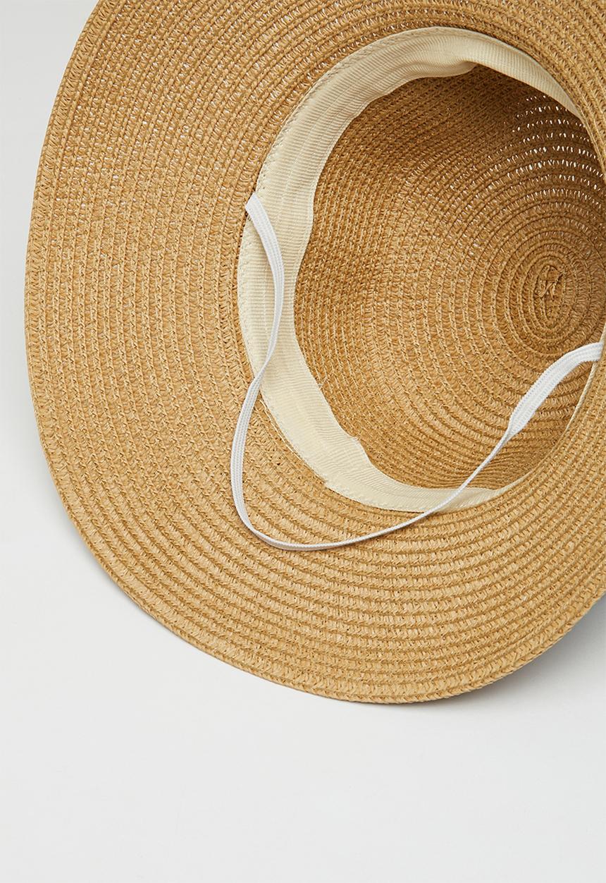Rebel Republic - Girls straw hat - brown