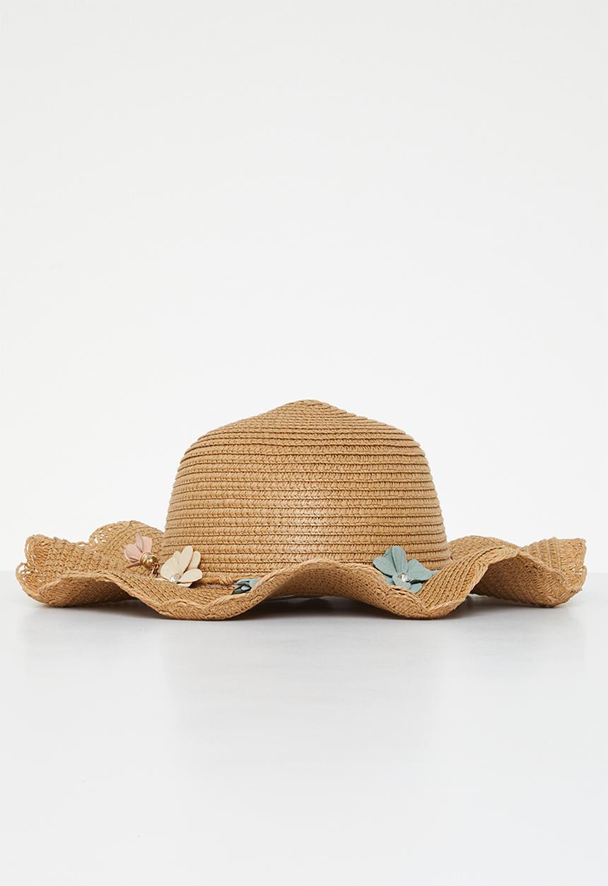 Rebel Republic - Girls straw hat - brown
