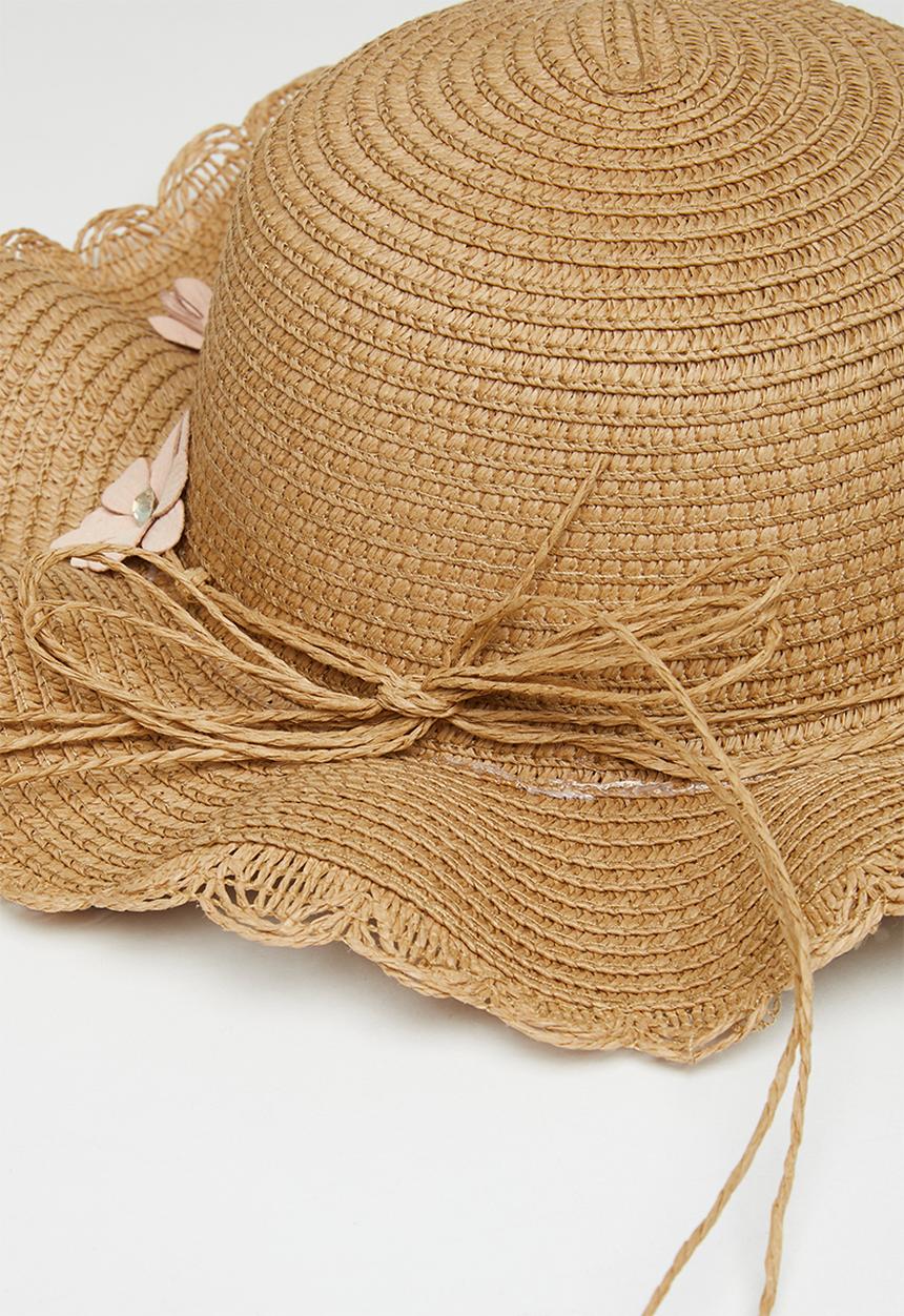 Rebel Republic - Girls straw hat - brown