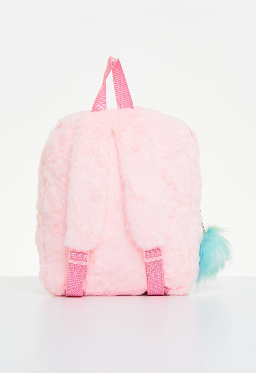 Pop Candy - Unicorn fluffy backpack - pink