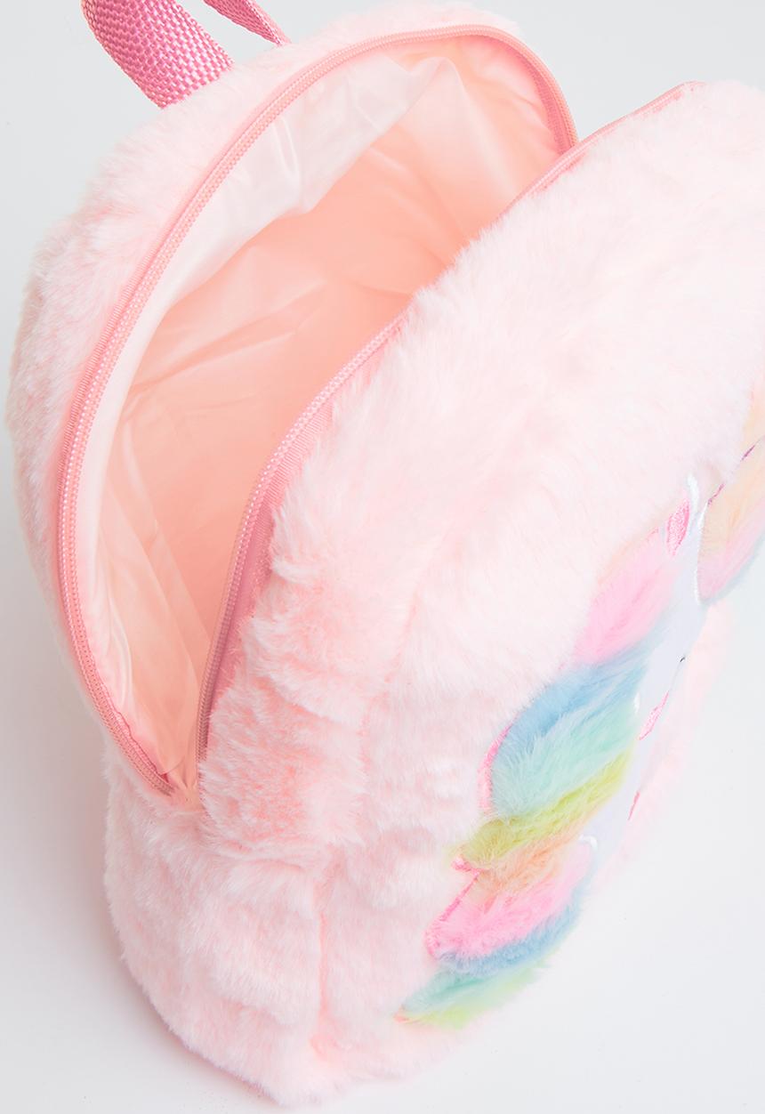 Pop Candy - Unicorn fluffy backpack - pink