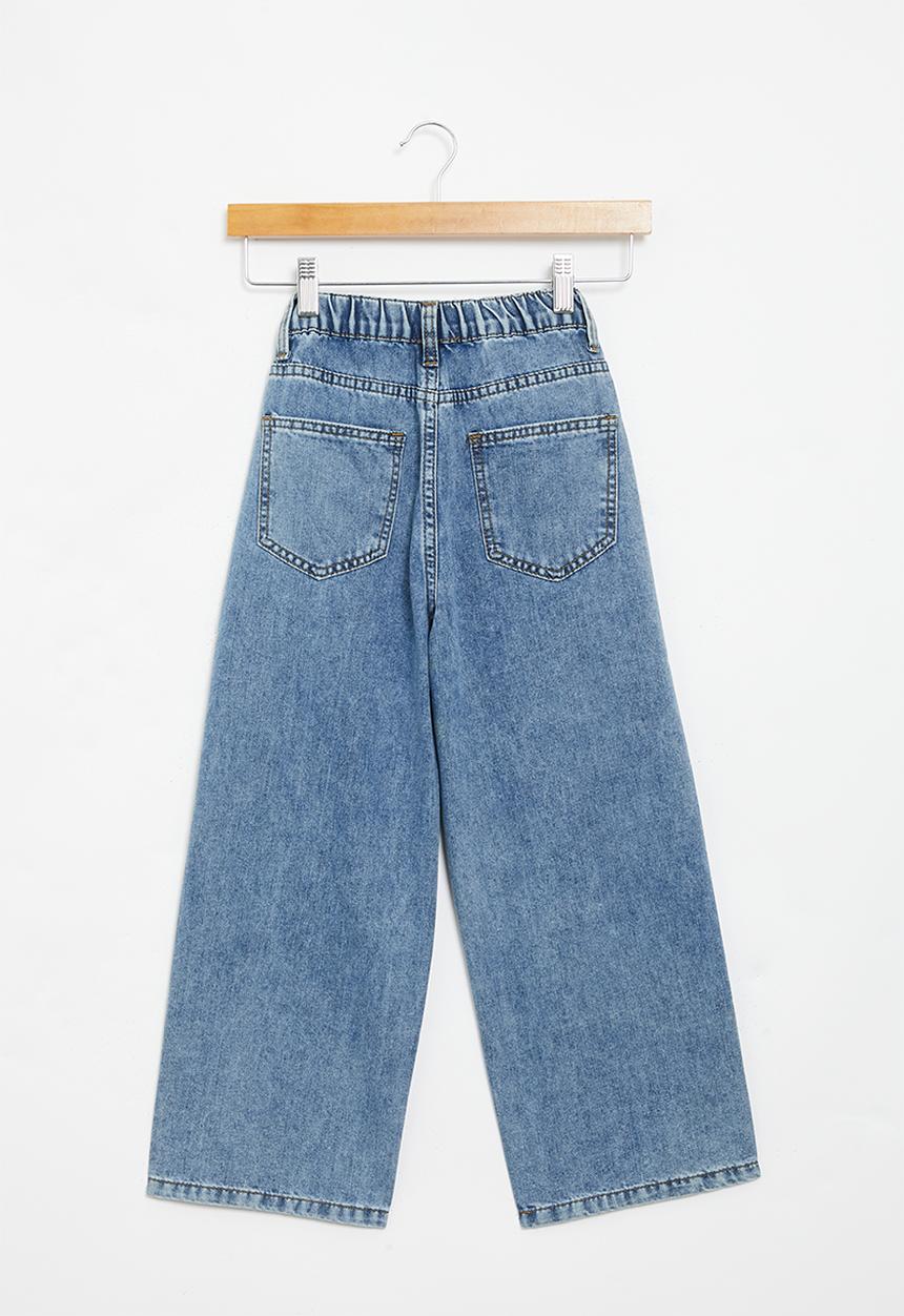Rebel Republic - Girls baggy jeans - blue