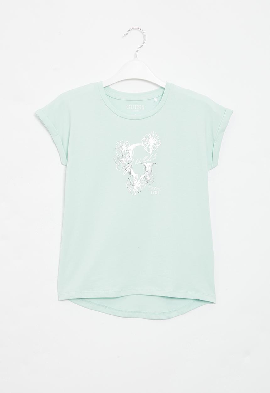 GUESS - Short sleeve guess tee - aloe palm
