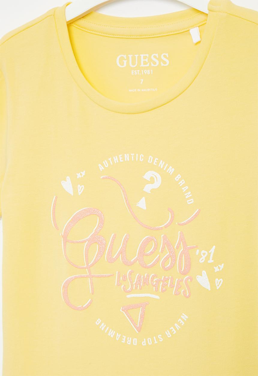 GUESS - Short sleeve tee - butter corn
