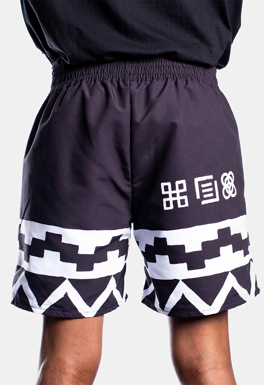 Butan - Panthers - africa unite footbal shorts - black