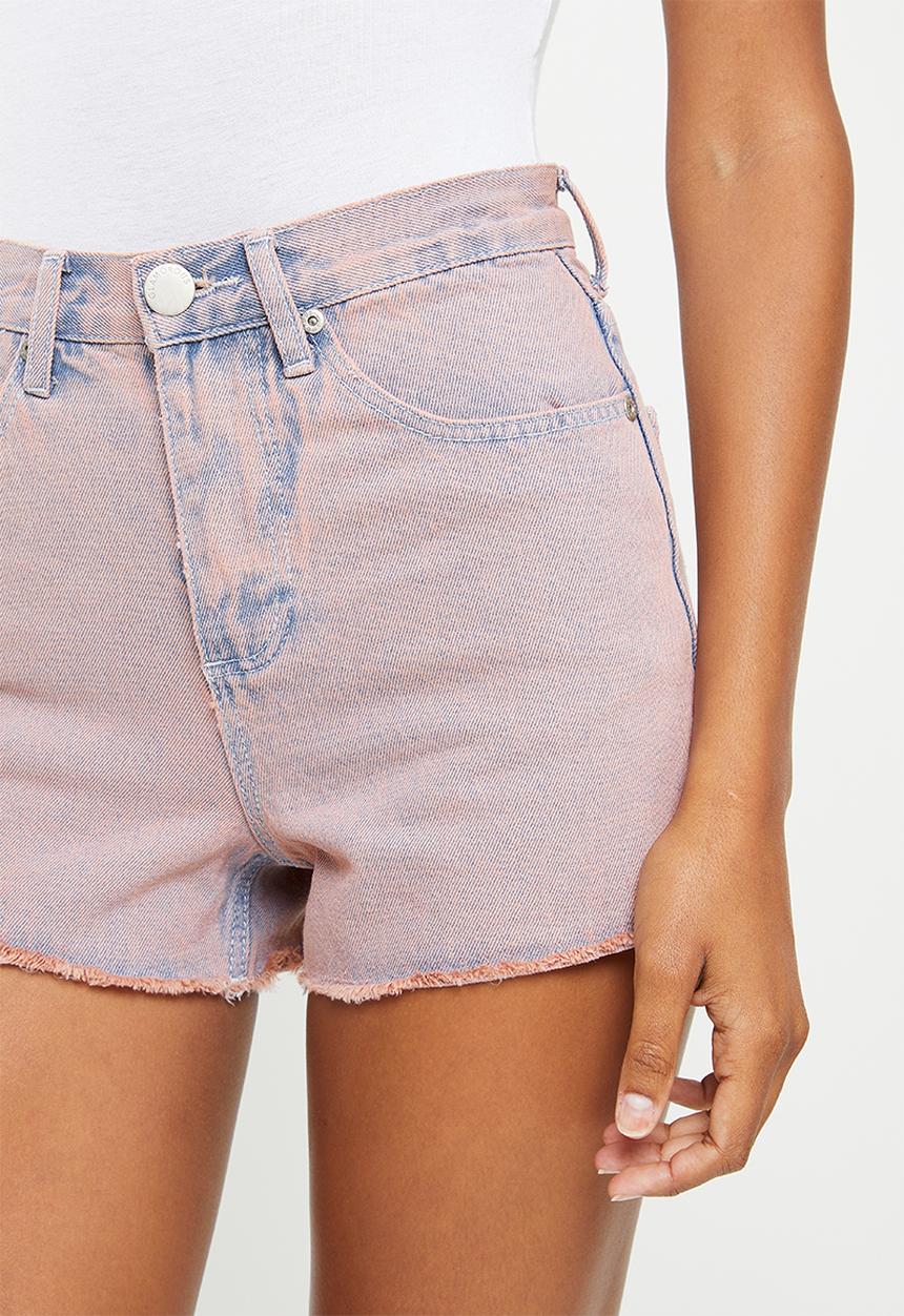 Glamorous - Denim short - pink wash