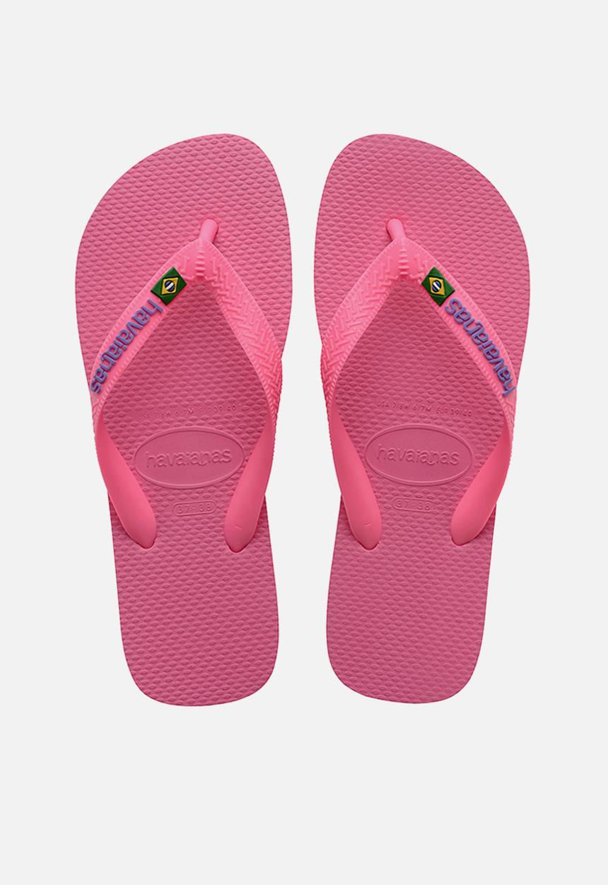 Havaianas - Brazil logo - crystal rose