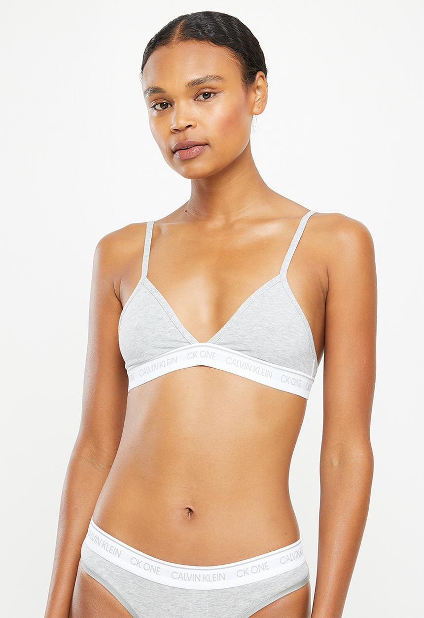 Calvin Klein - Ck unlined triangle - grey heather