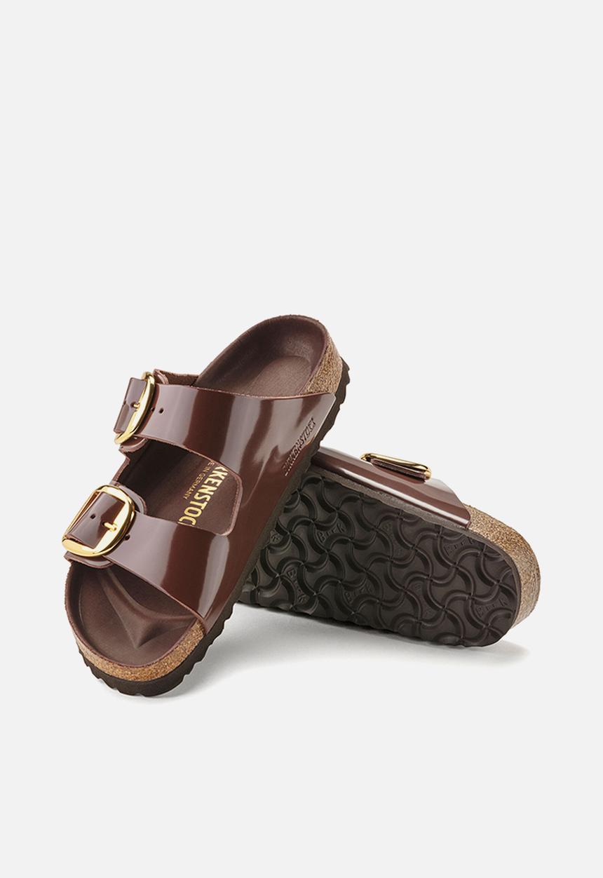 Birkenstock - Arizona bb high shine natural leather regular - chocolate