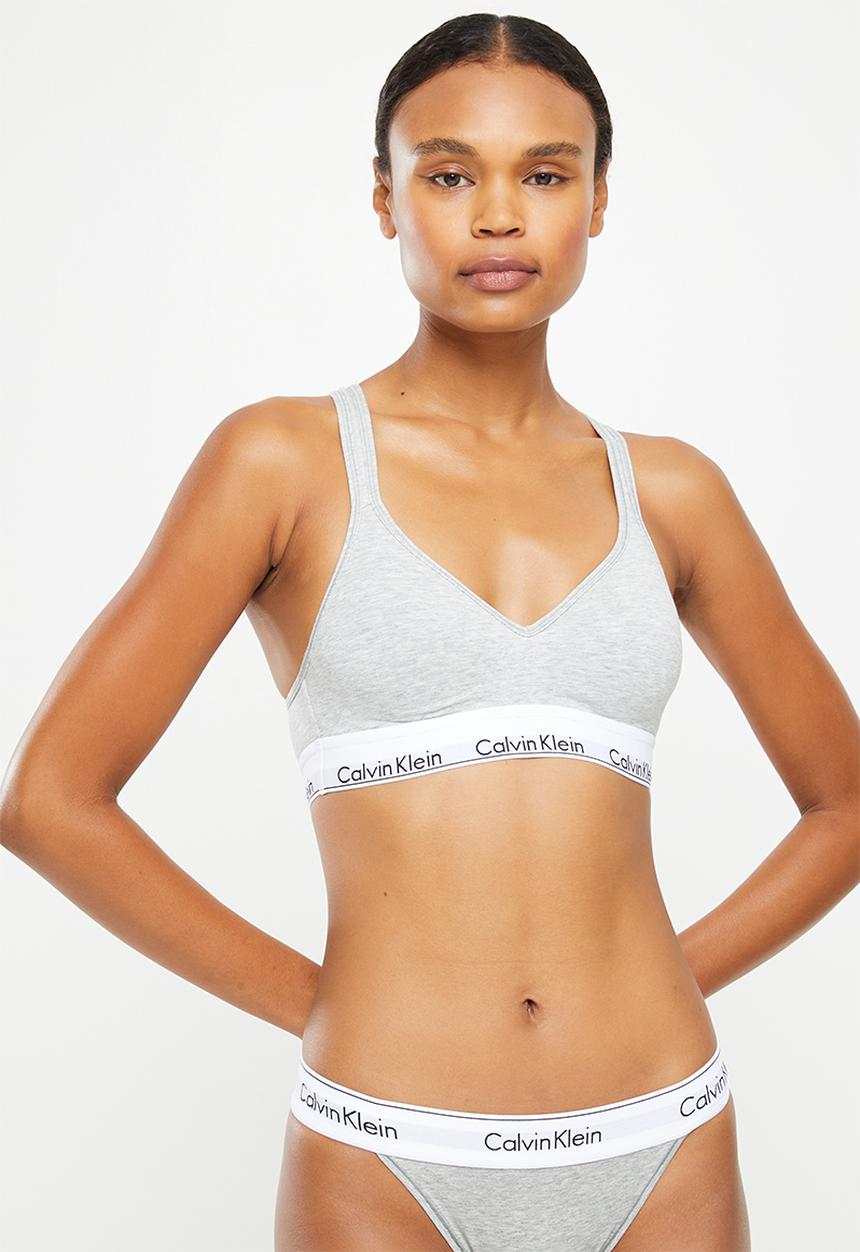 Calvin Klein - Bralette lift - grey heather