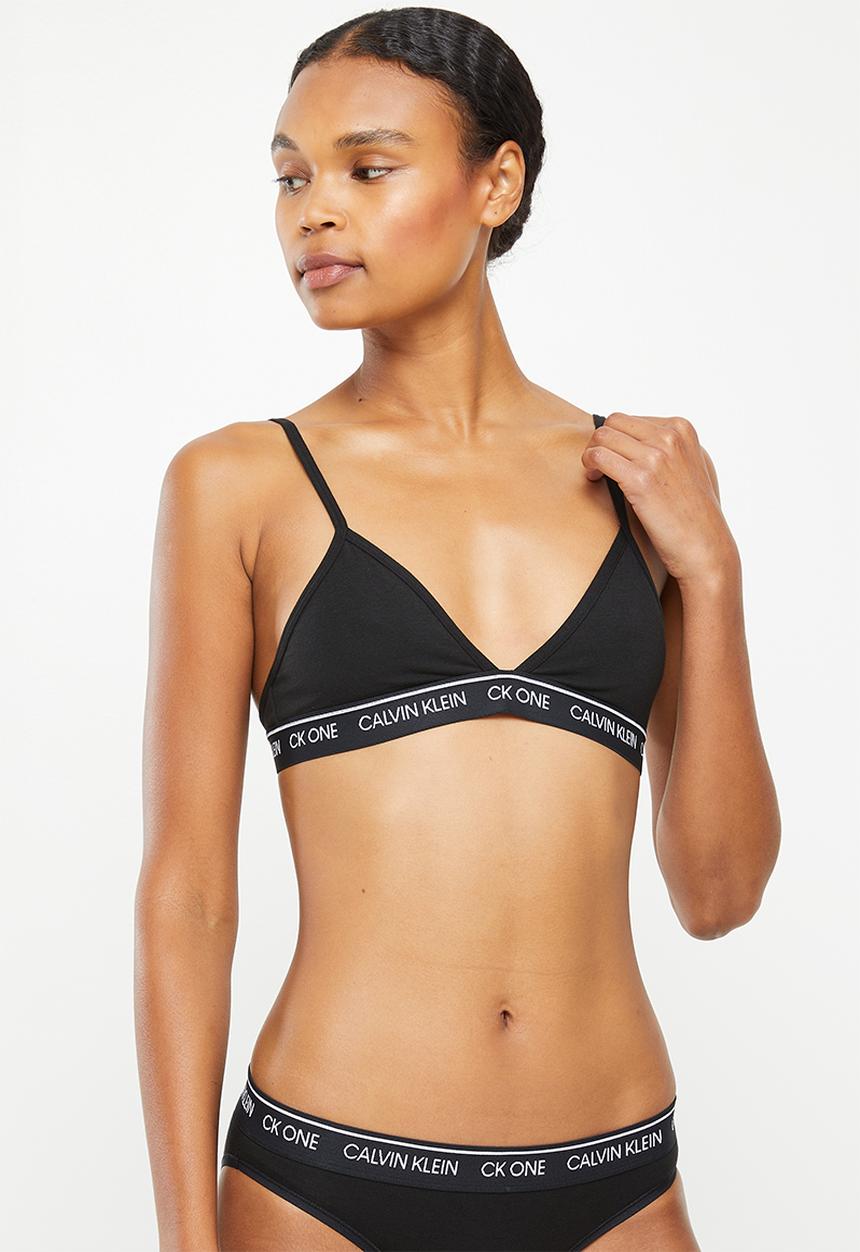 Calvin Klein - Ck unlined triangle - black