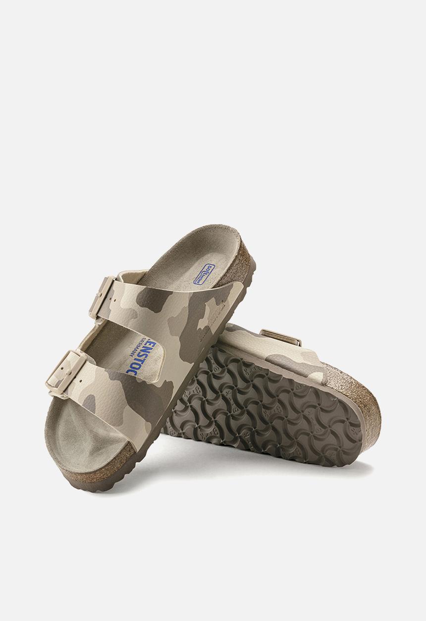 Birkenstock - Arizona sfb camo birko-flor regular - gray taupe camo