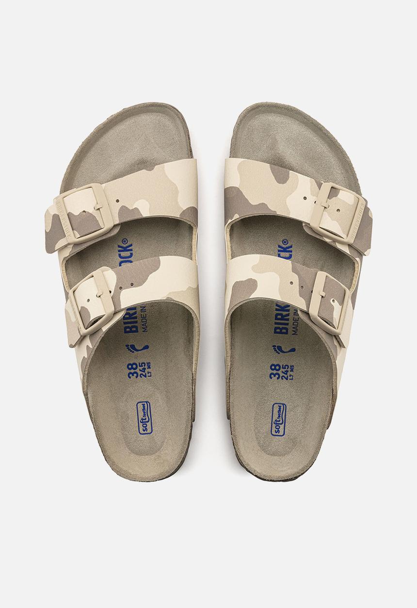 Birkenstock - Arizona sfb camo birko-flor regular - gray taupe camo