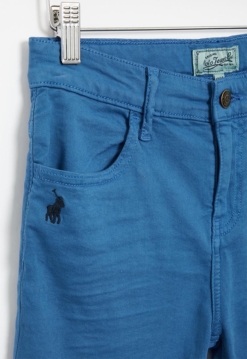 POLO - Boys pjc blake coated slim fit jean - cobalt blue