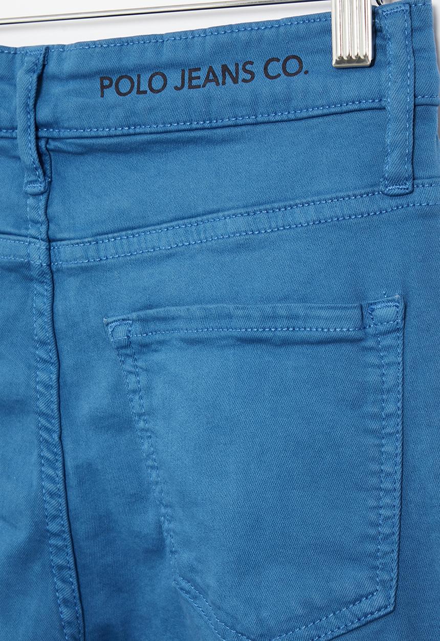 POLO - Boys pjc blake coated slim fit jean - cobalt blue