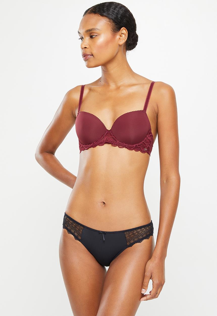 DORINA - Makayla-2pp brief - black & red