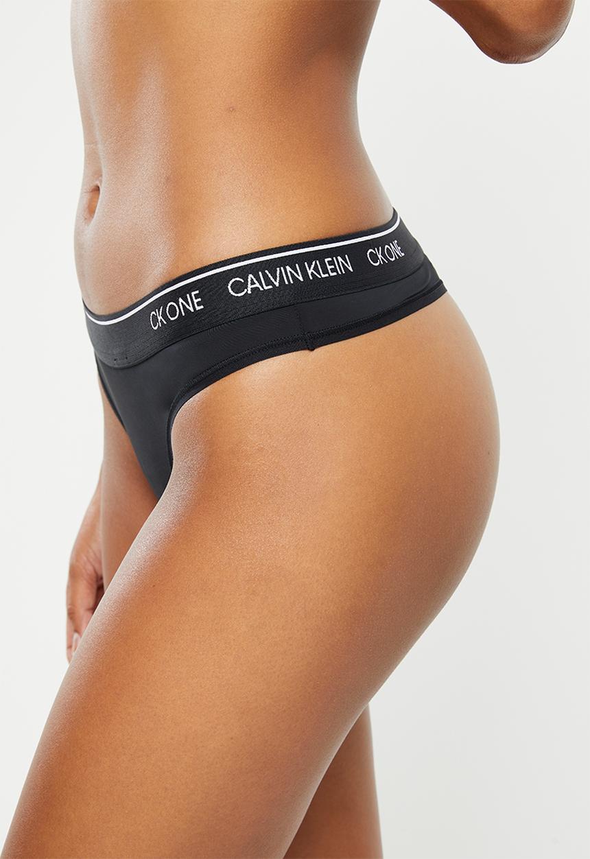 Calvin Klein - Ck thong - black