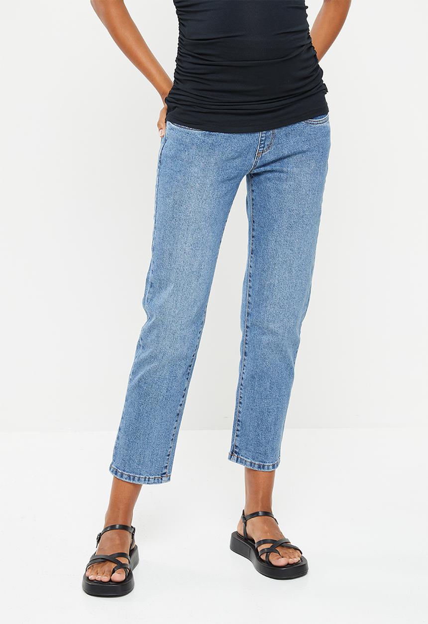 Cotton On - Maternity straight stretch jean (over belly) - stormy blue