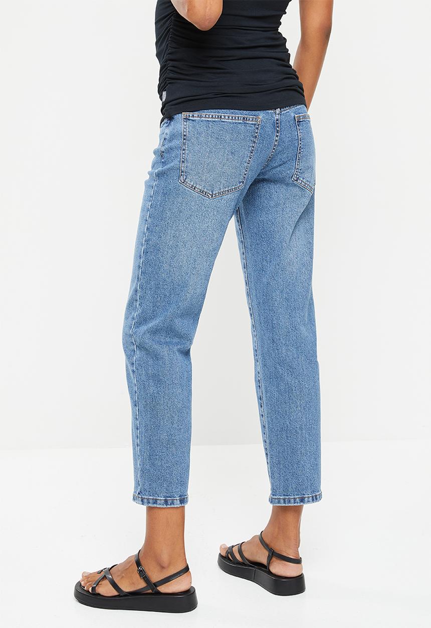 Cotton On - Maternity straight stretch jean (over belly) - stormy blue