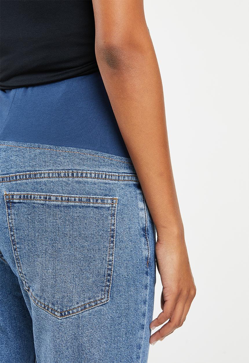 Cotton On - Maternity straight stretch jean (over belly) - stormy blue