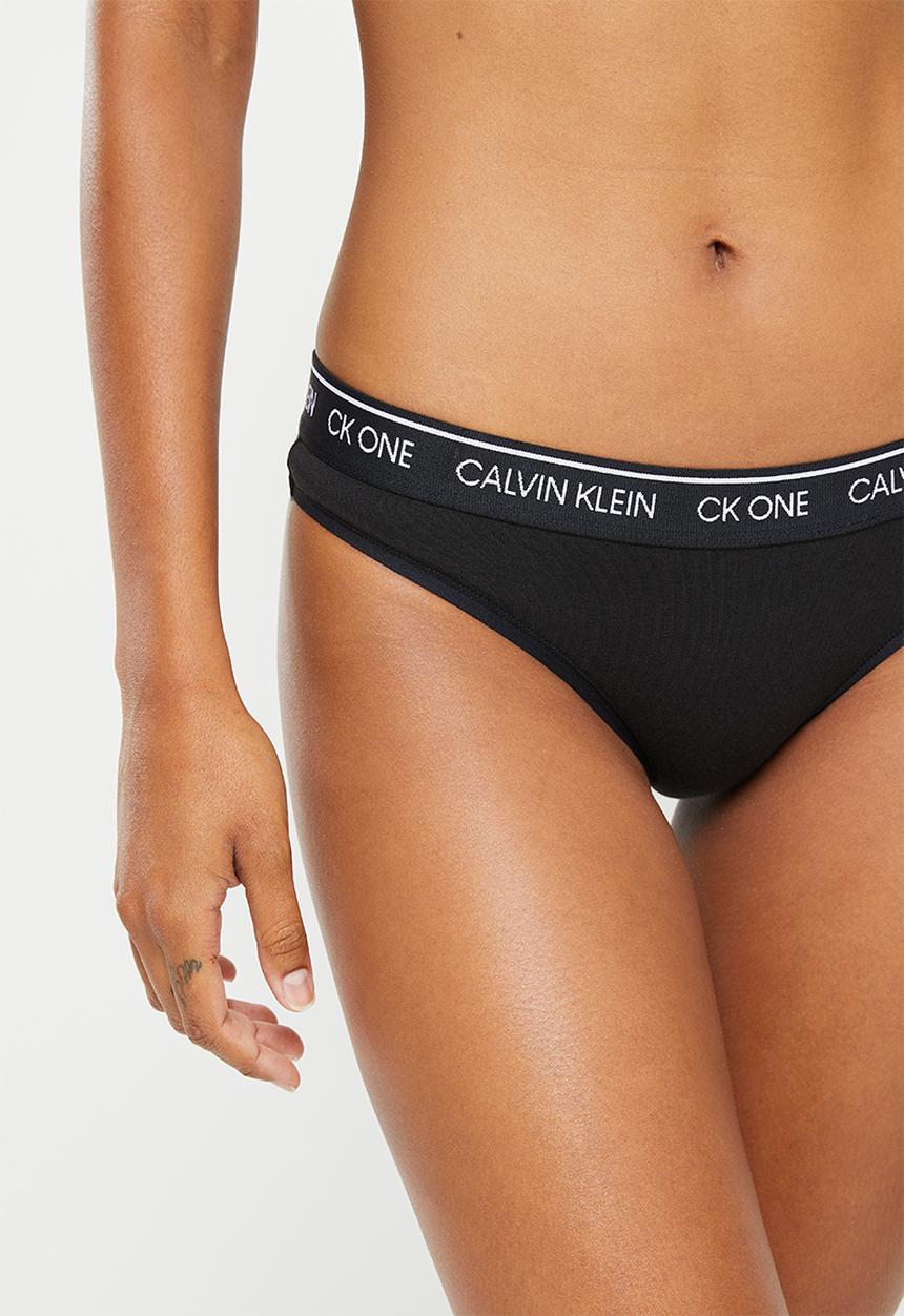Calvin Klein - Ck thong - black