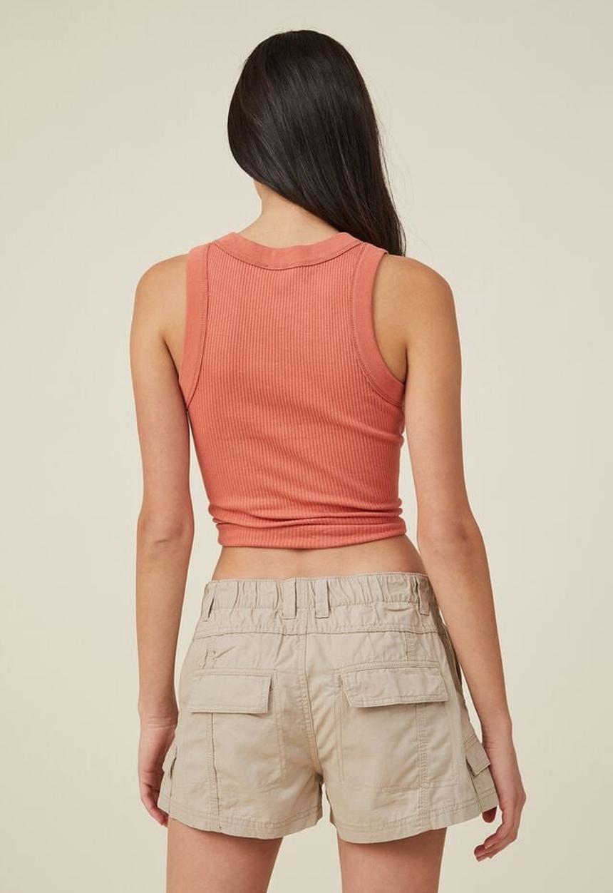 Cotton On - Billie cargo short - washed sand