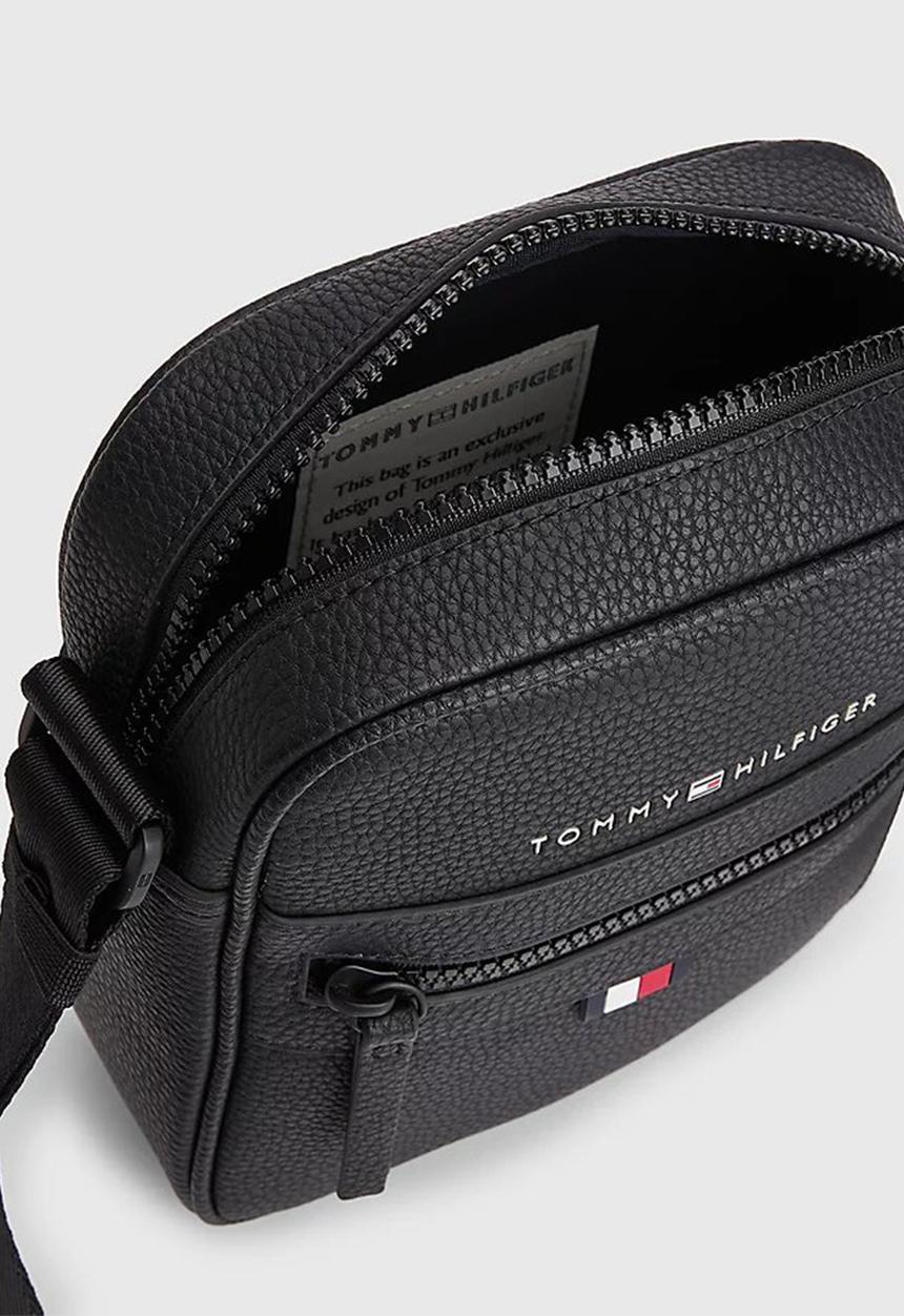Tommy Hilfiger - Essential pu mini reporter- black