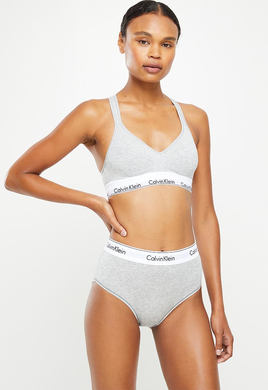 Calvin Klein - High waist bikini - grey heather
