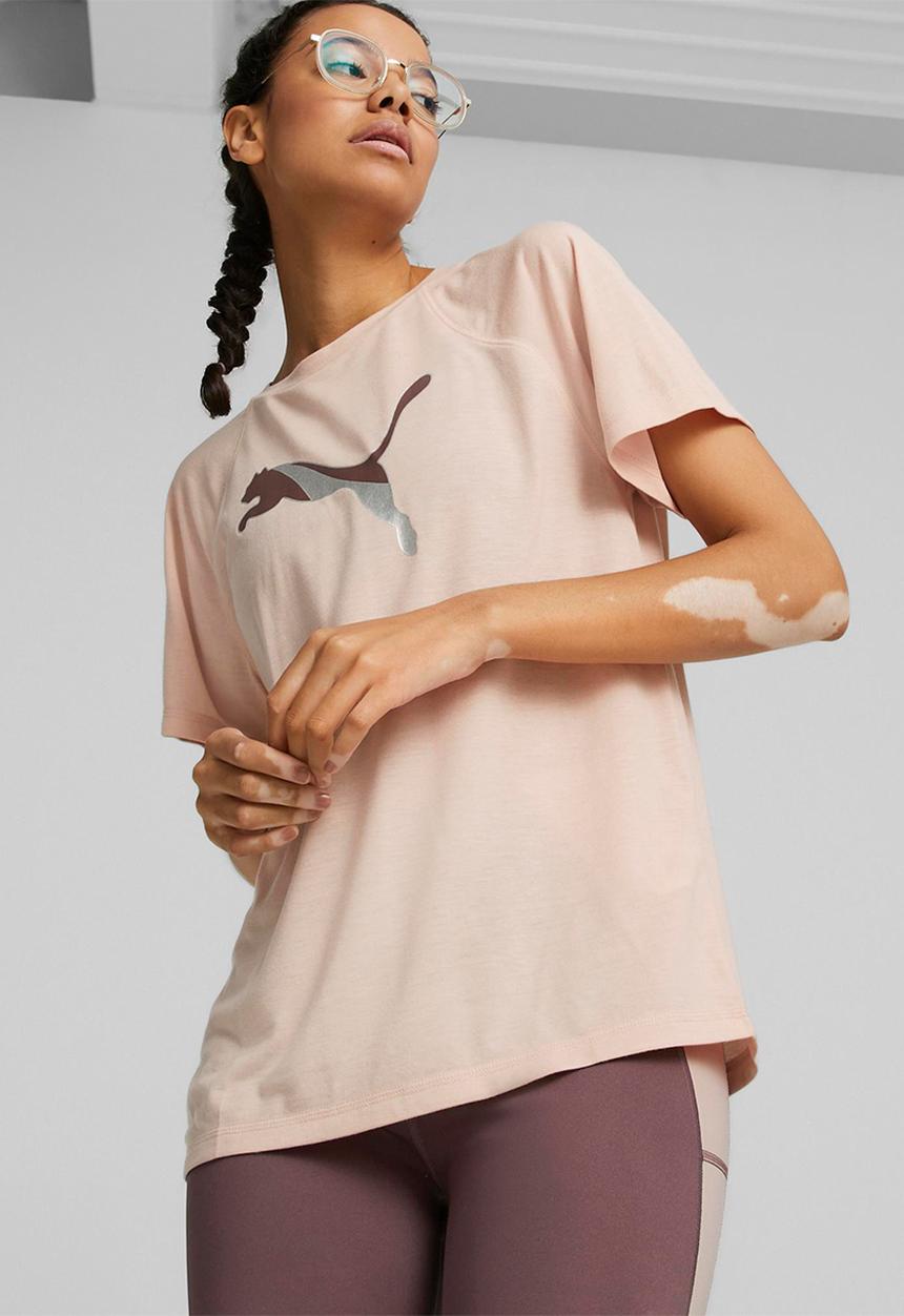 PUMA - Evostripe tee - rose quartz