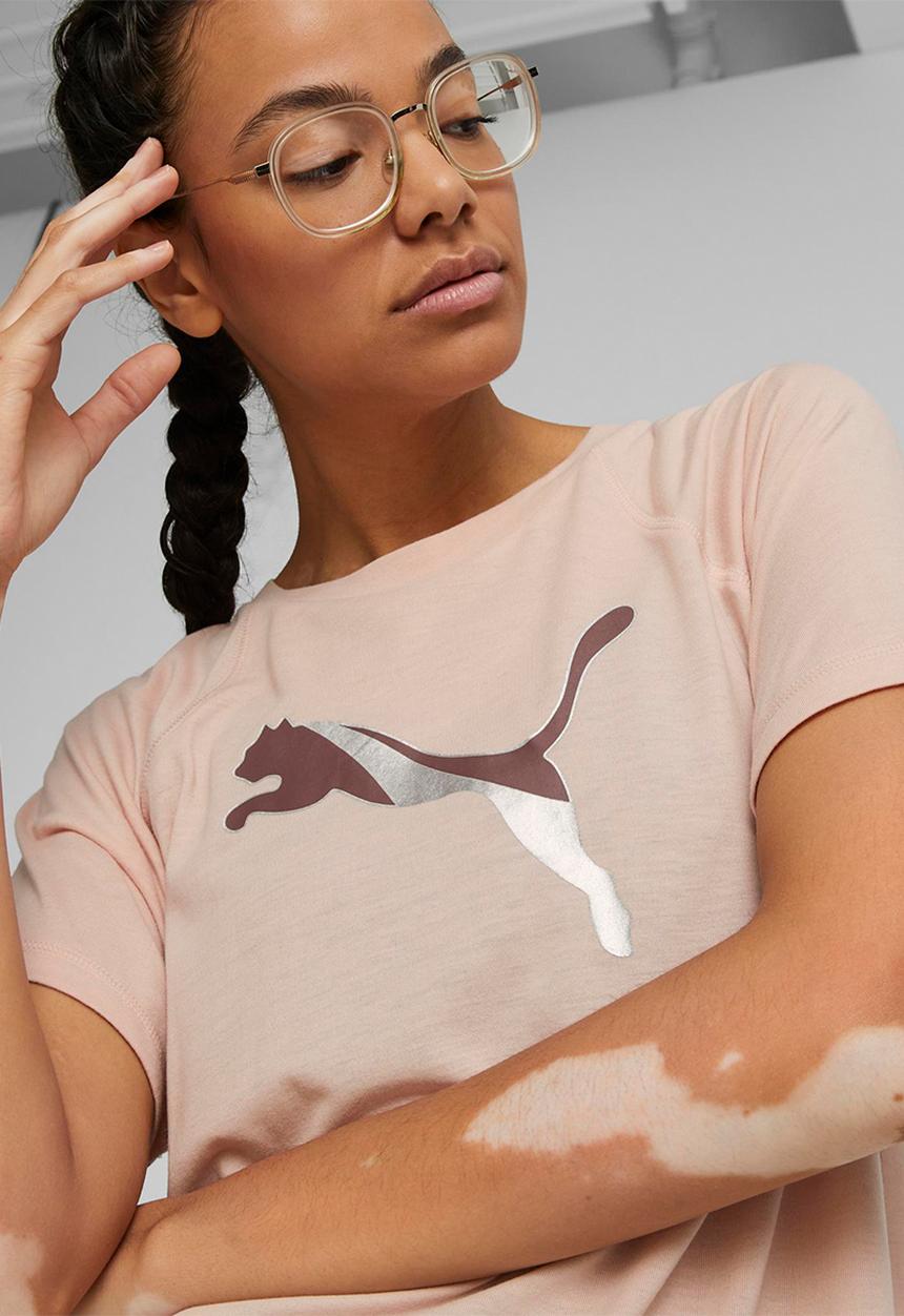 PUMA - Evostripe tee - rose quartz