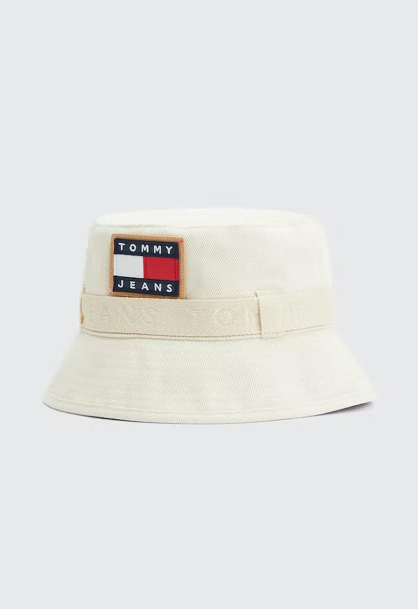 Tommy Hilfiger - Tjm heritage cnvs bucket- natural canvas