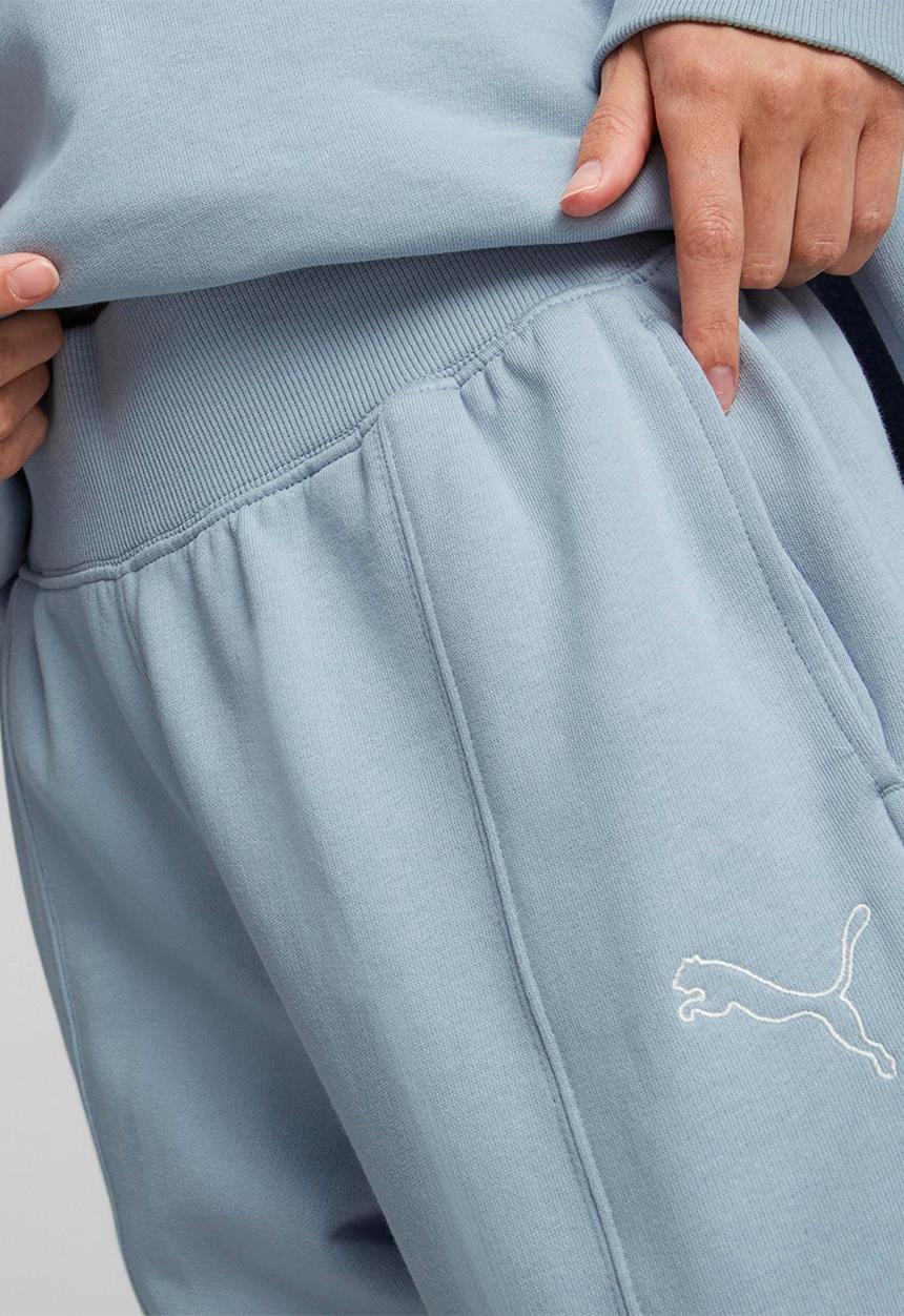 PUMA - Her high-waist pants tr - blue wash