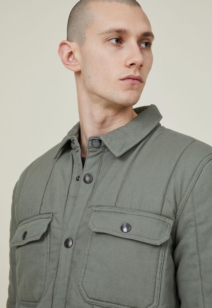 Cotton On - Shacket - khaki