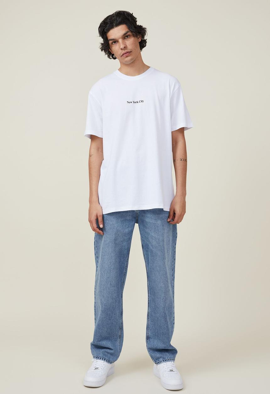Cotton On - Easy T-shirt - white/nyc small