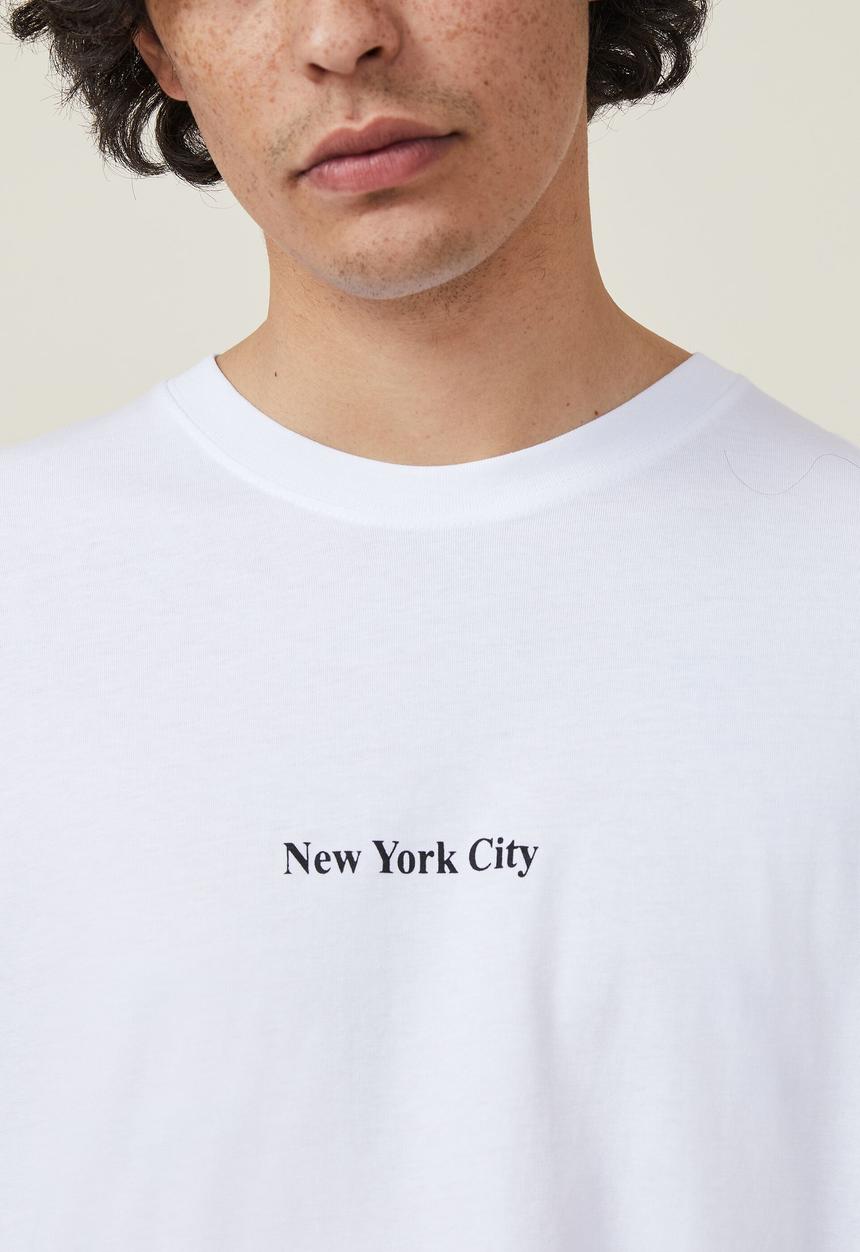 Cotton On - Easy T-shirt - white/nyc small