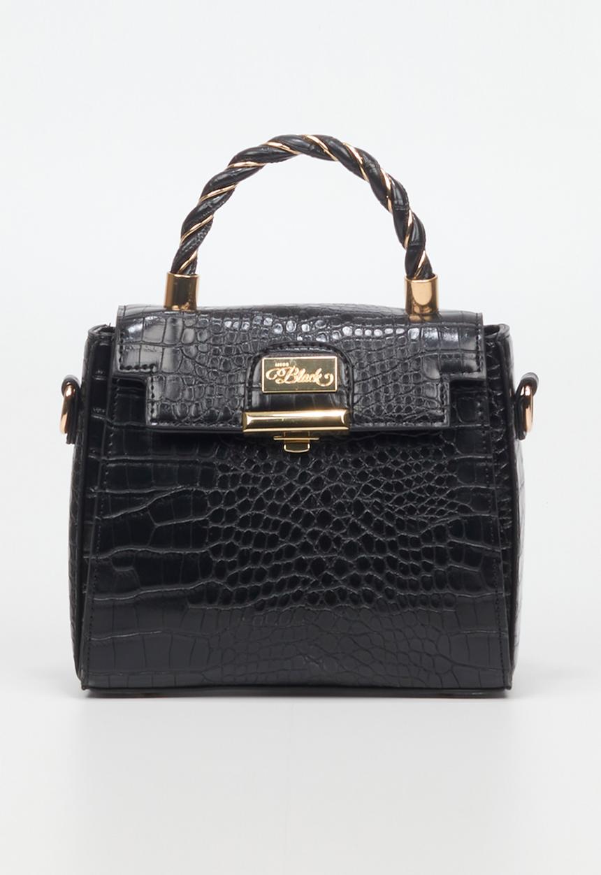 Miss Black - Quinn top handle bag - black