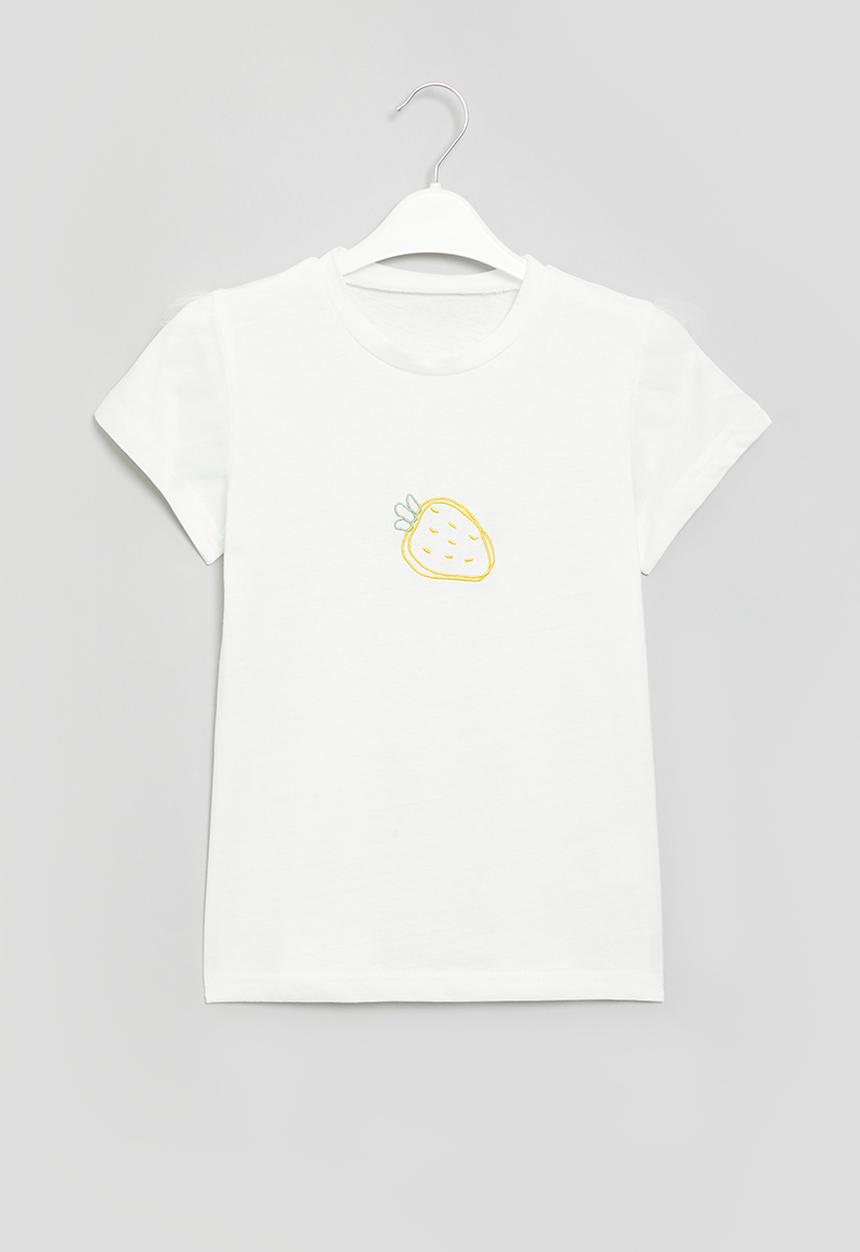 Pop Candy - Girls short sleeve tee - white