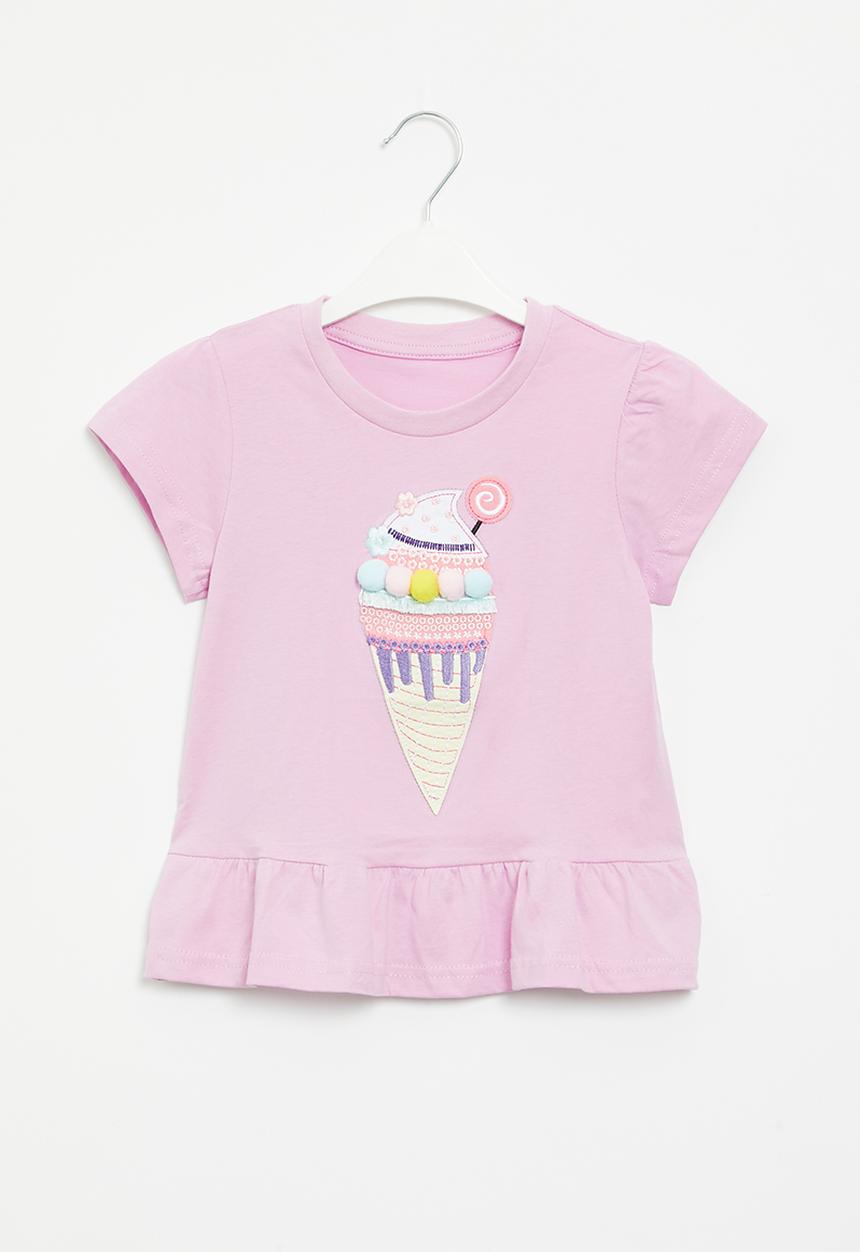 Pop Candy - Ice cream tee - purple