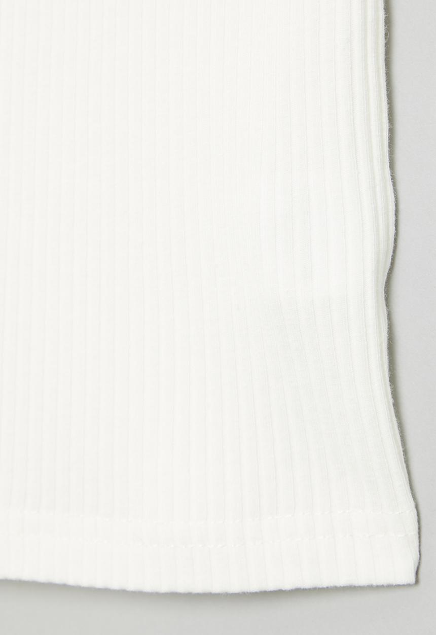 Pop Candy - Girls rib tank top - white