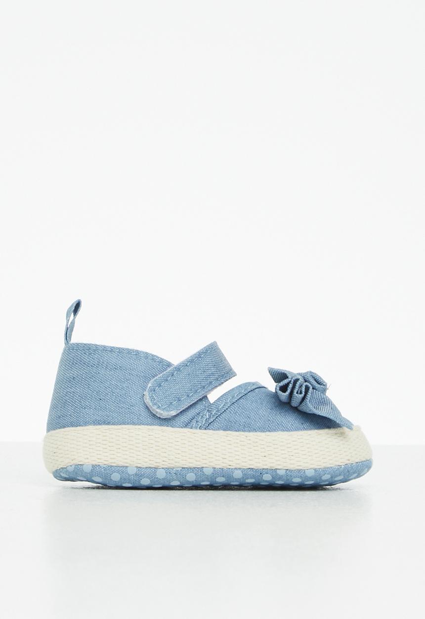 Pop Candy - Baby bow pump - denim blue