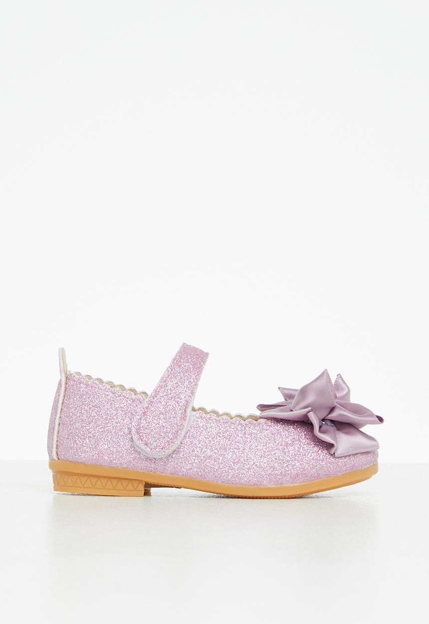 Pop Candy - Glitter pump with bow - purple