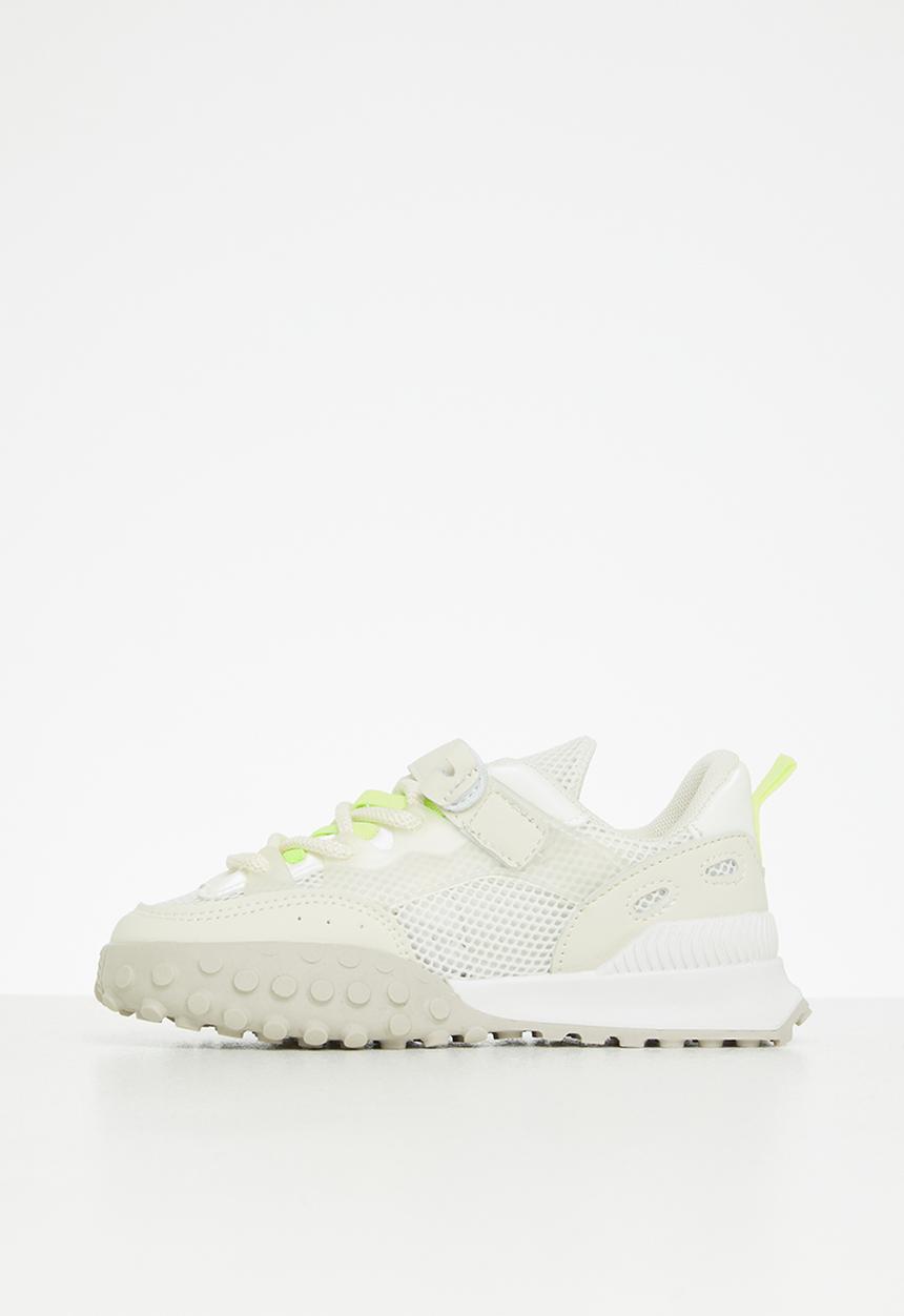 Pop Candy - Sneaker with mesh detail - white