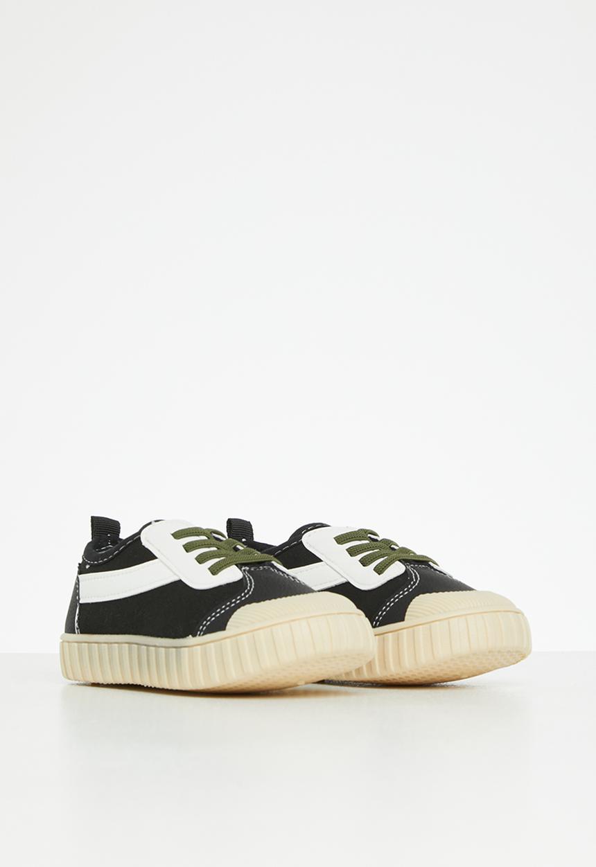 Pop Candy - Lace up sneaker - white & black