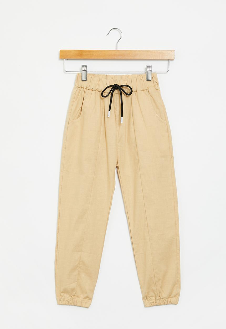 Pop Candy - Boys cuff pants - khaki