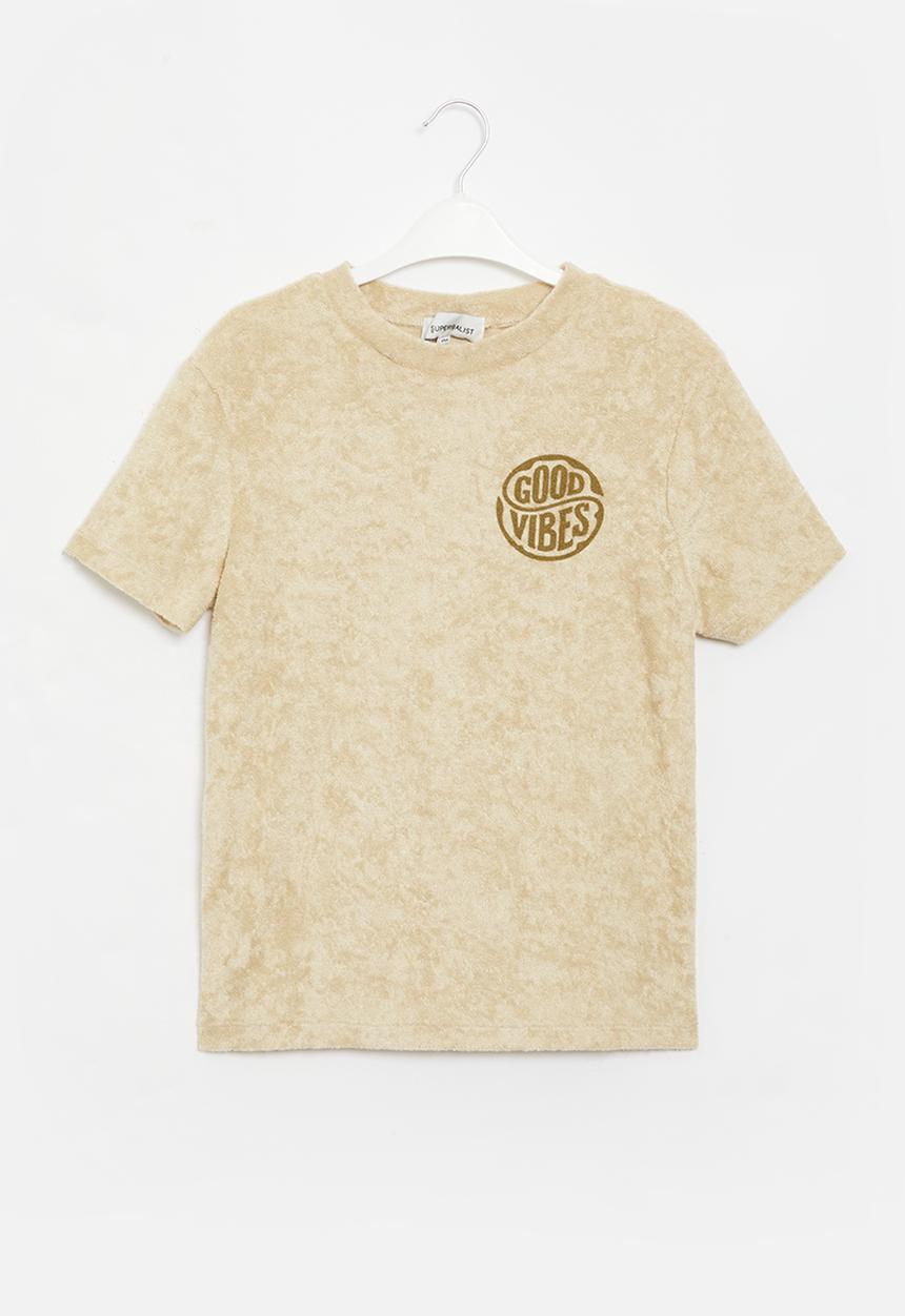 Superbalist - Terry fleece tee - fawn