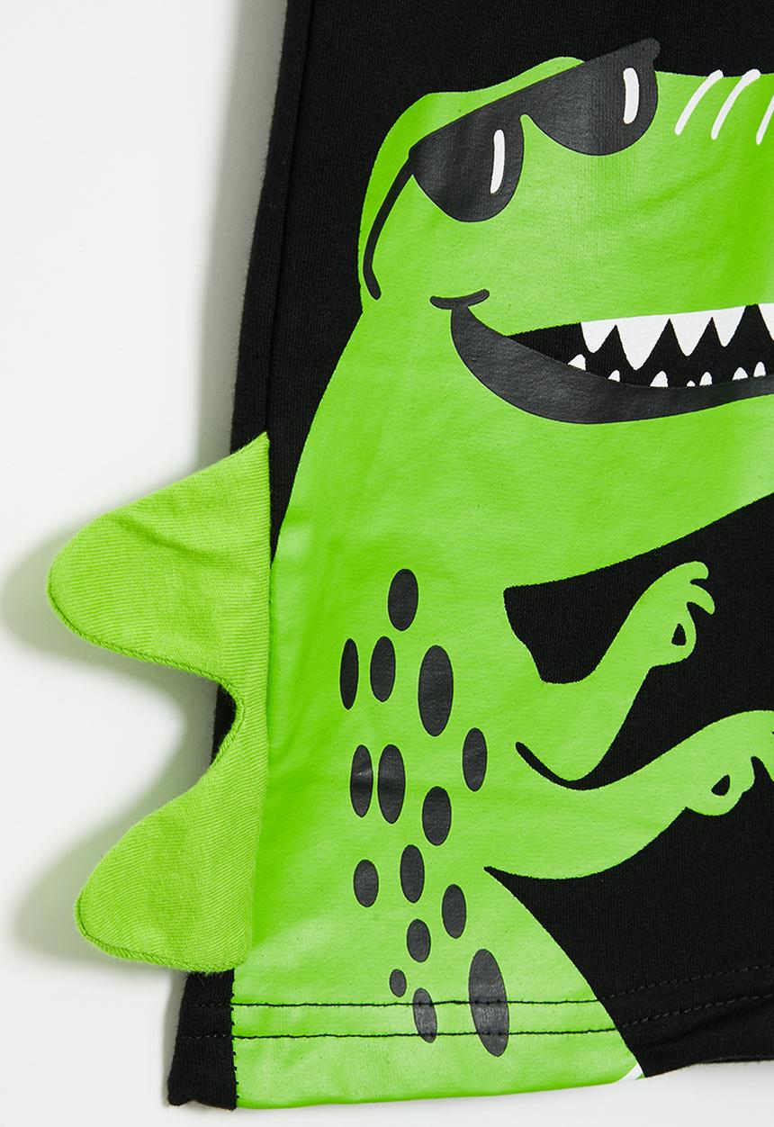 Pop Candy - Crocodile shorts - black